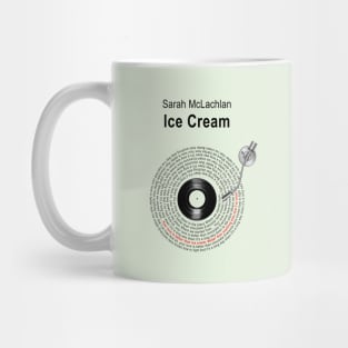 ICE CREAM LYRICS ILLUSTRATIONS Mug